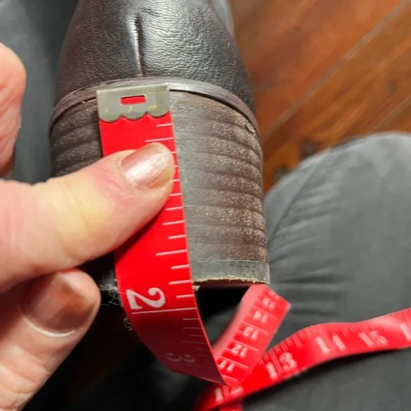 Lucky Brand Hackett Dark Brown Tall Distressed Riding  Boots - Picture 5 of 13